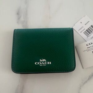 Coach bifold card case